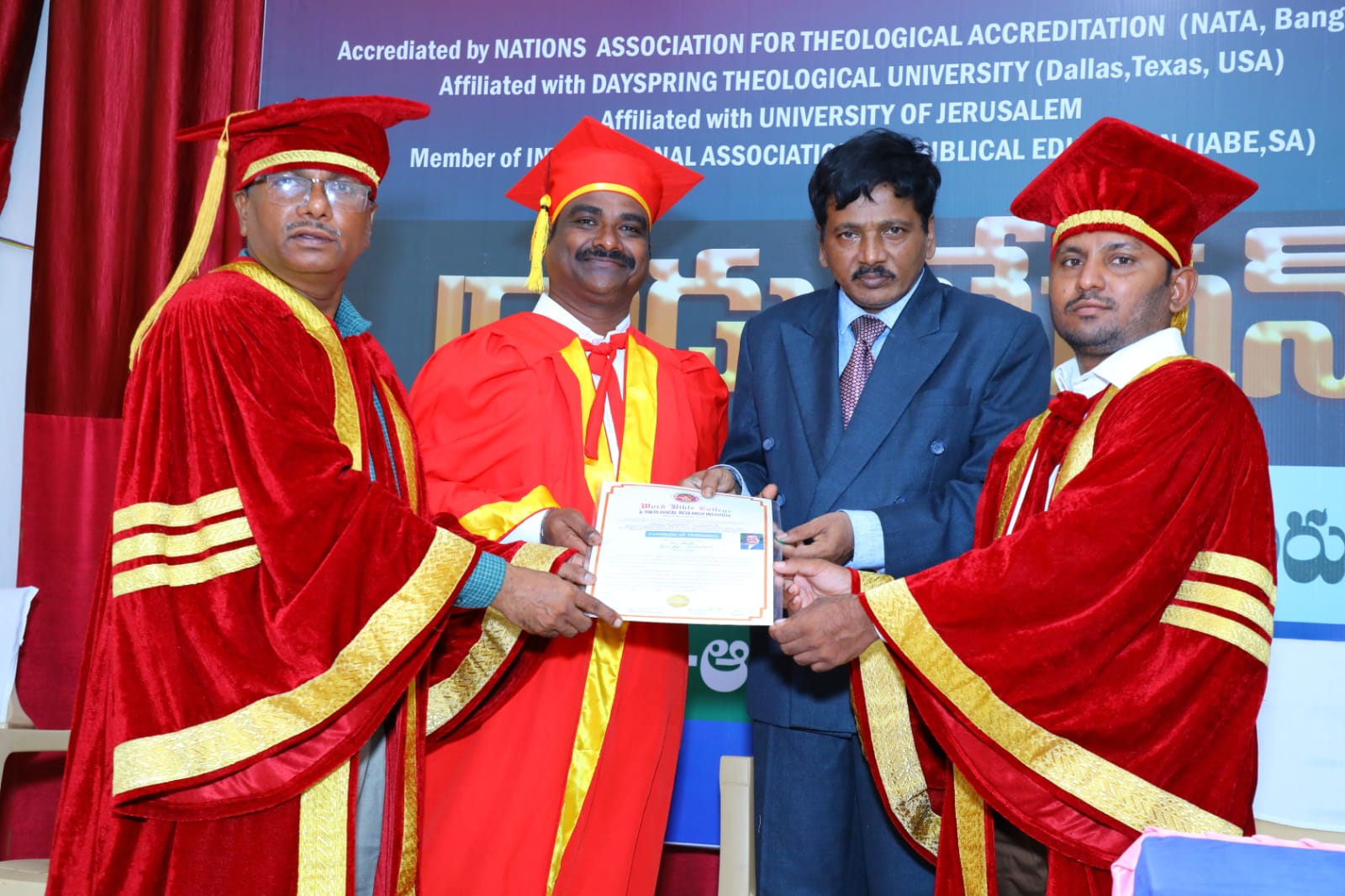 B.D Bachelor of Divinity
