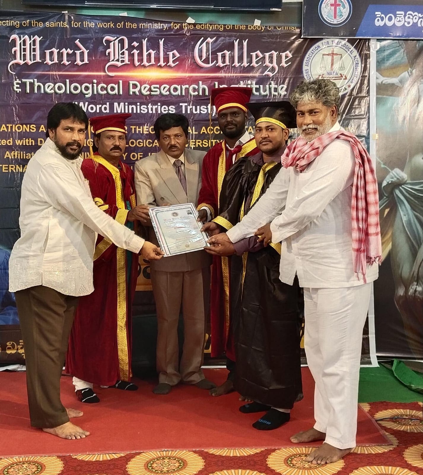 Word Bible College Graduation