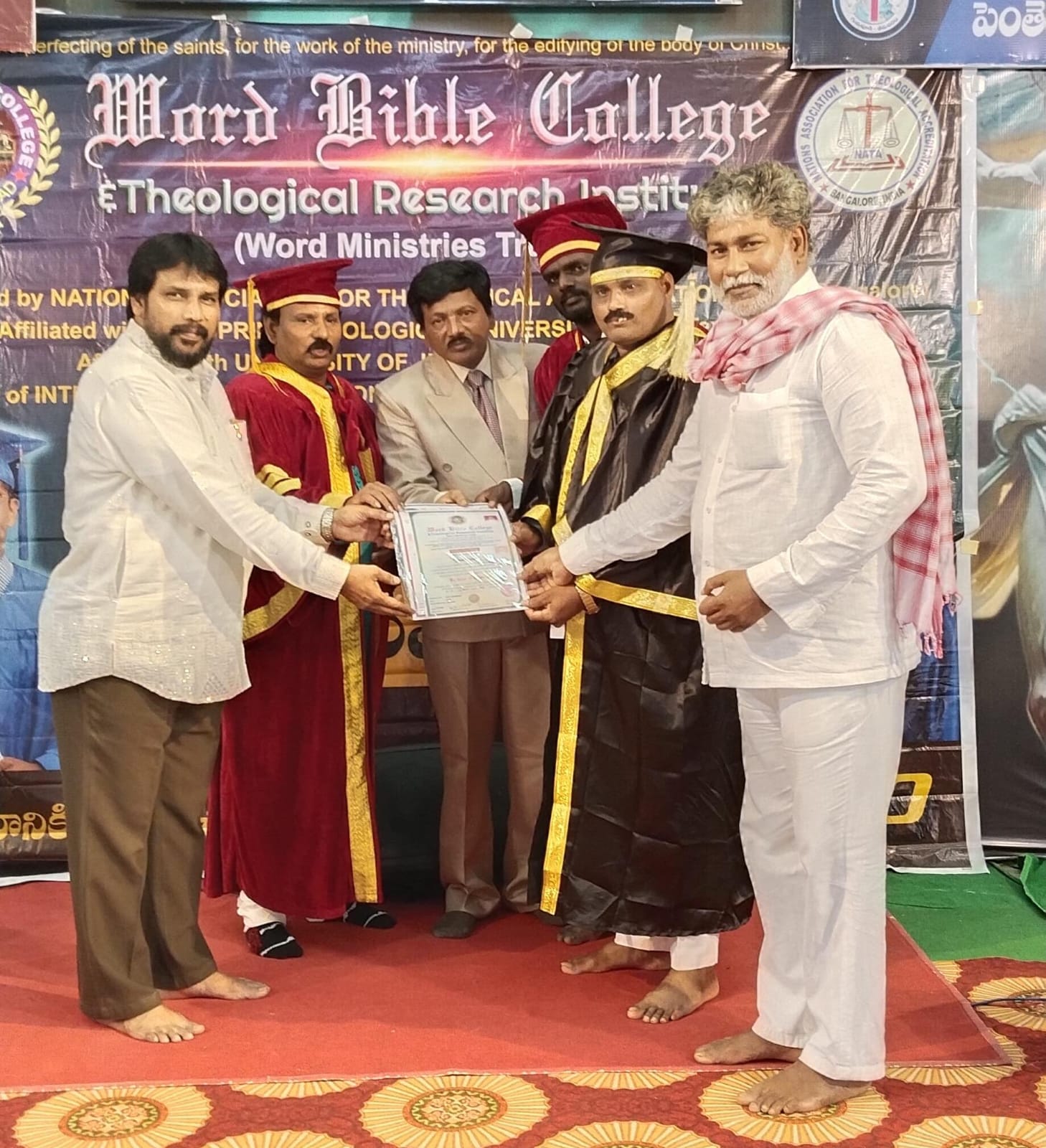 Word Bible College Graduation