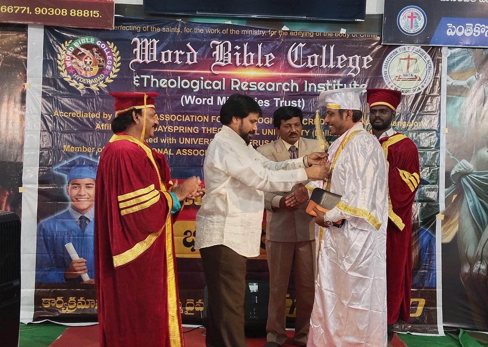 Word Bible College Graduation